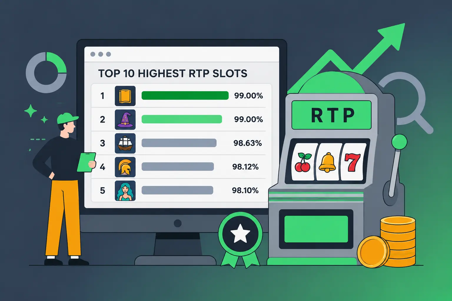 Slot RTP meaning educational comparison of house edge volatility variance and session bankroll math